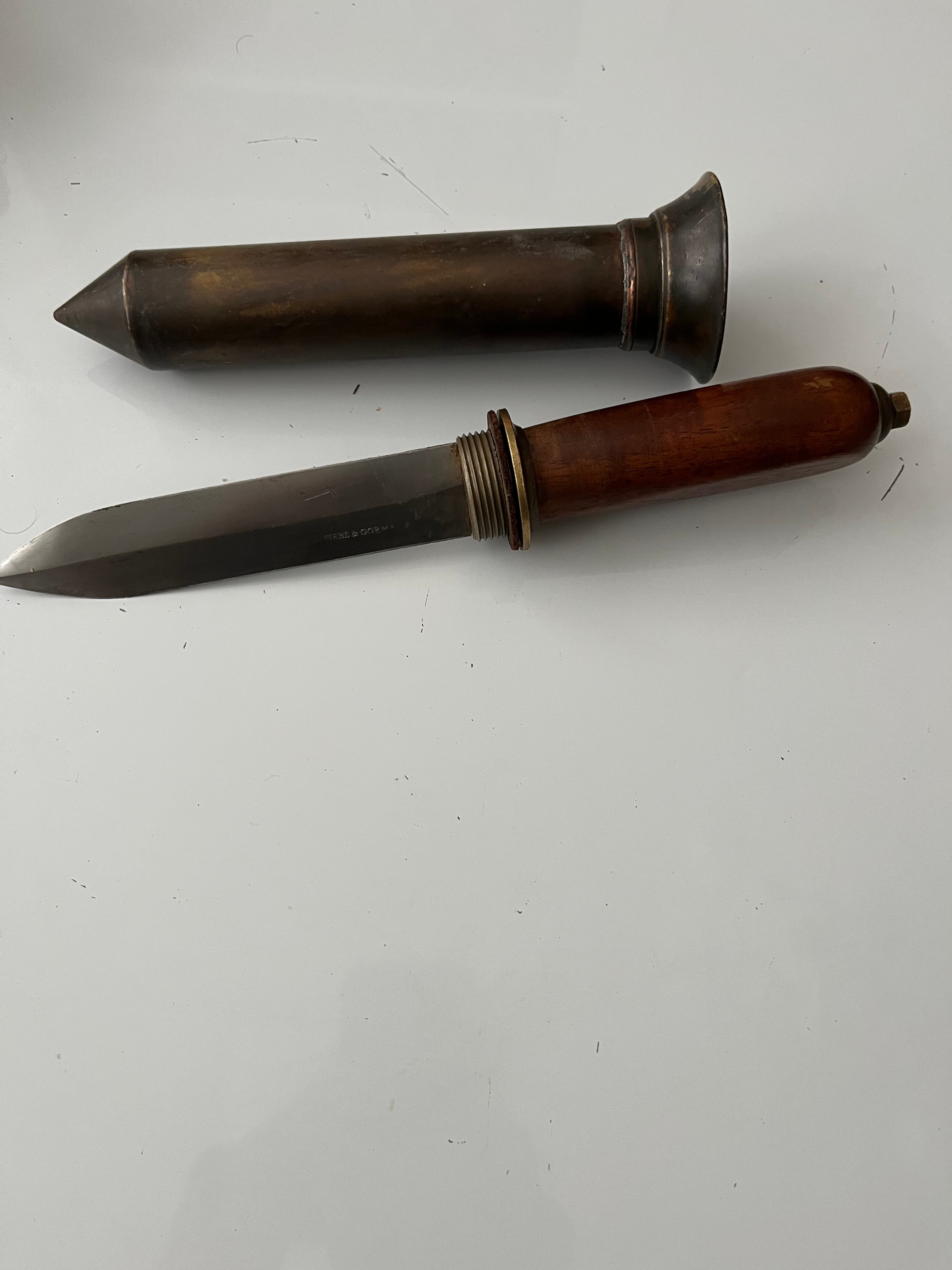 Siebe Gorman Diver’s knife Marked 