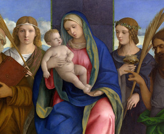 Madonna and Child Saints