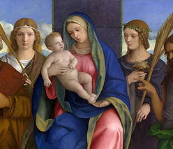 Madonna and Child Saints