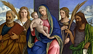 Madonna and Child Saints