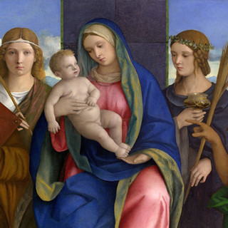 Madonna and Child Saints