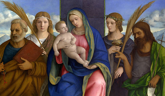 Madonna and Child Saints