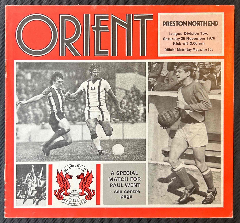 Leyton Orient V Preston North End