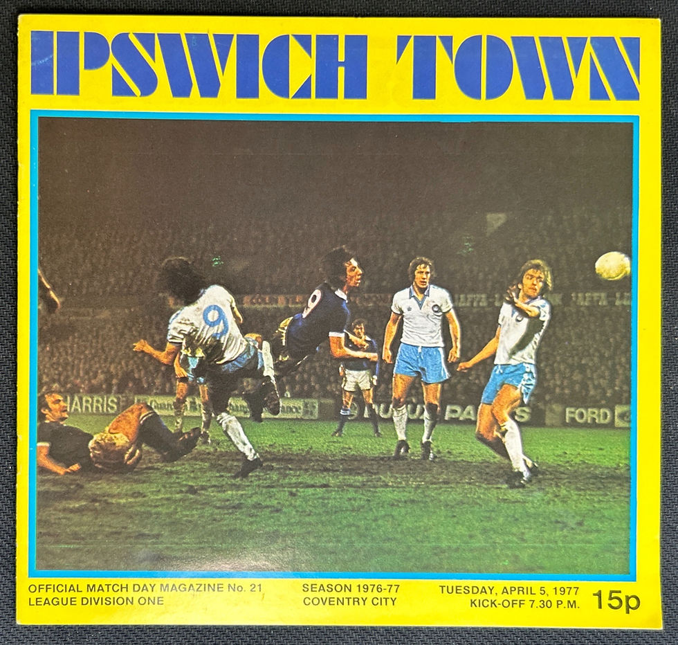 1977 Apr 5 Ipswich V Coventry