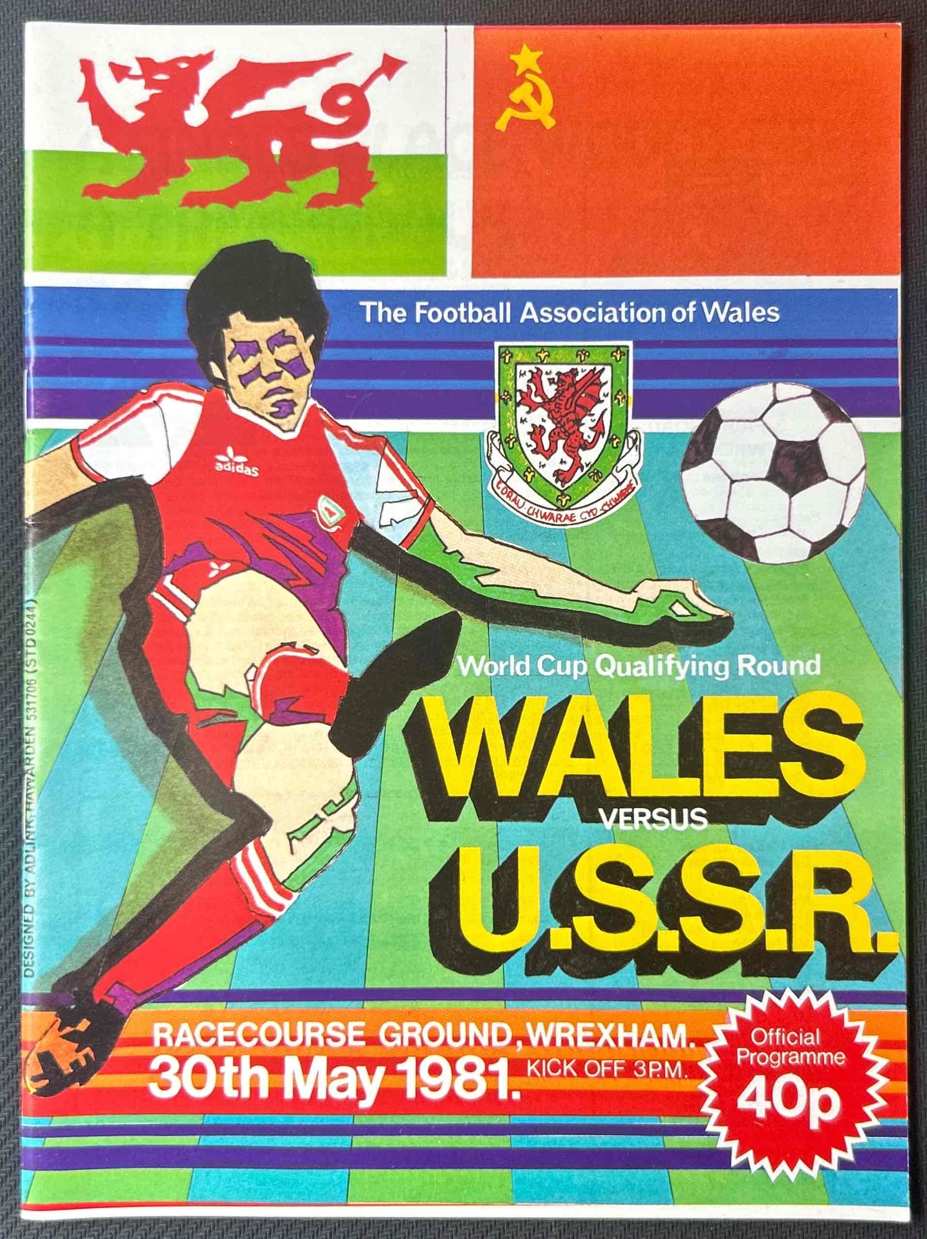 1981 May 30 Wales V USSR