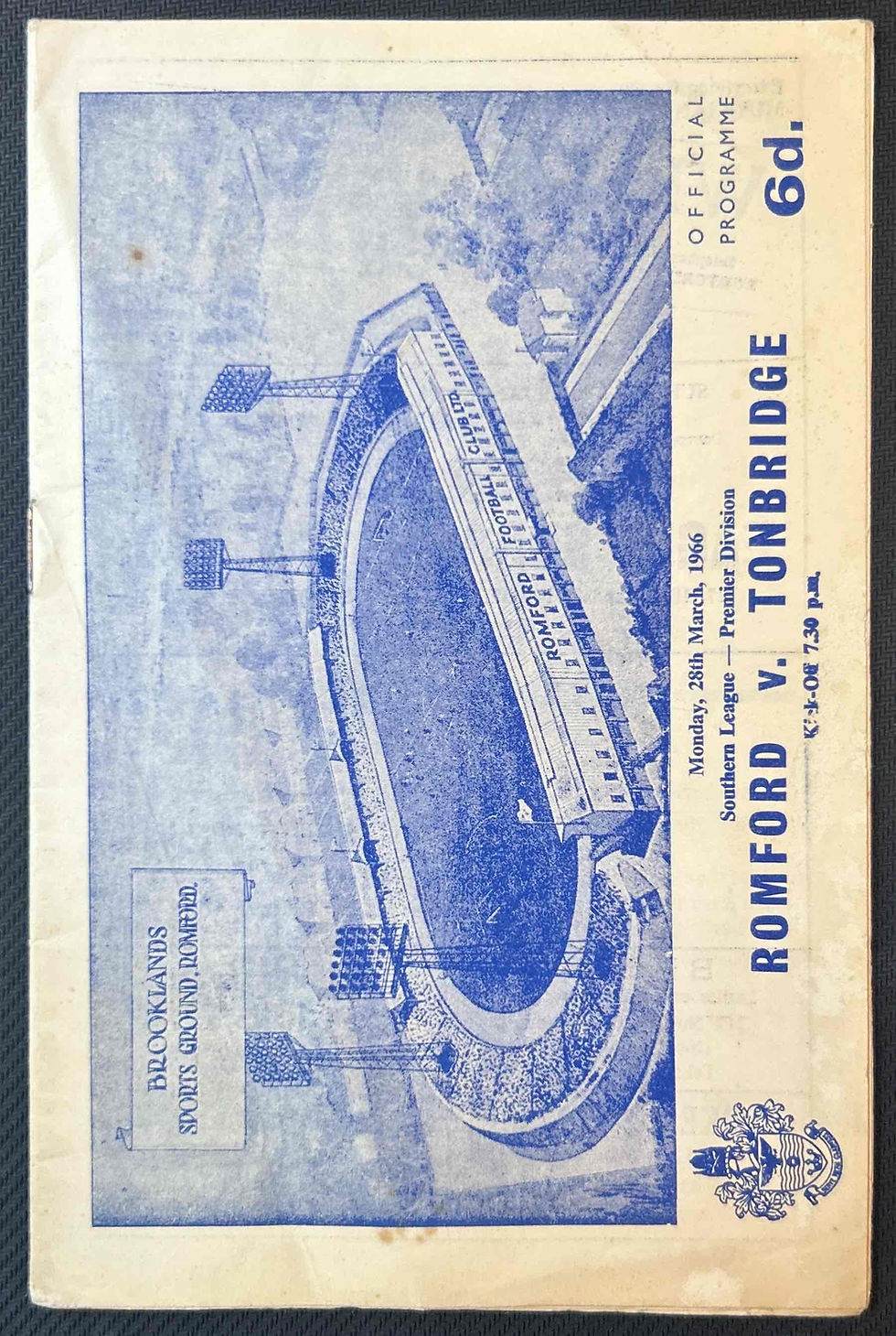 Romford Football Programme