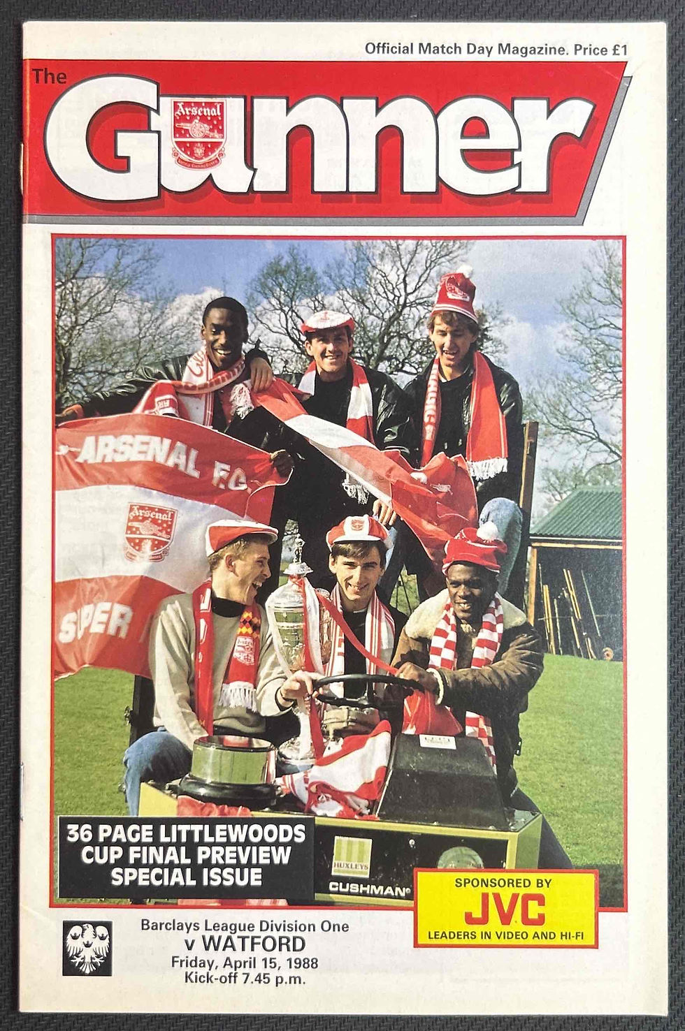1988 Apr 15 Arsenal V Watford