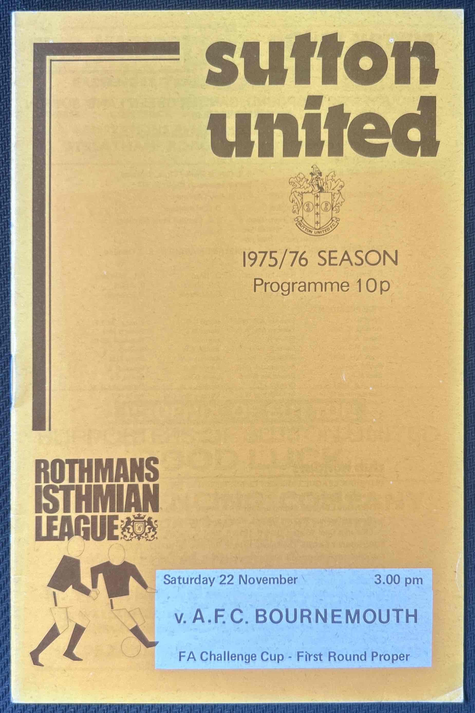 Sutton V Bournemouth
