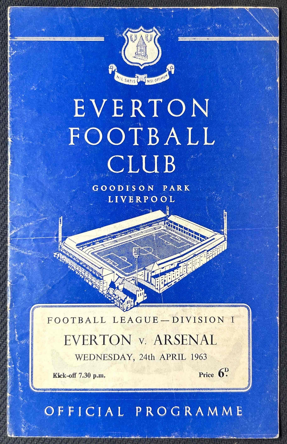 1963 Apr 24 Everton V Arsenal