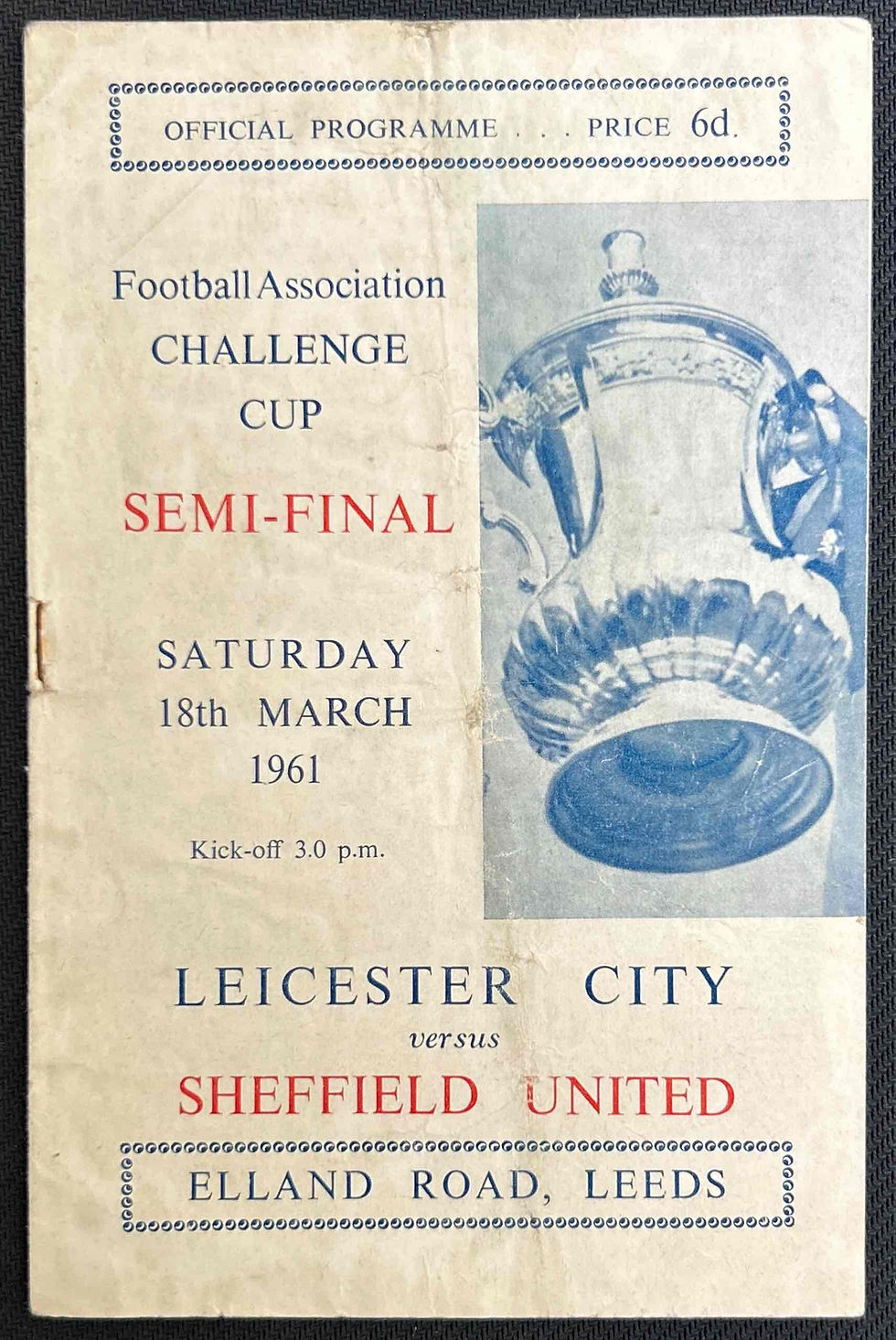 Leicester Football Programme