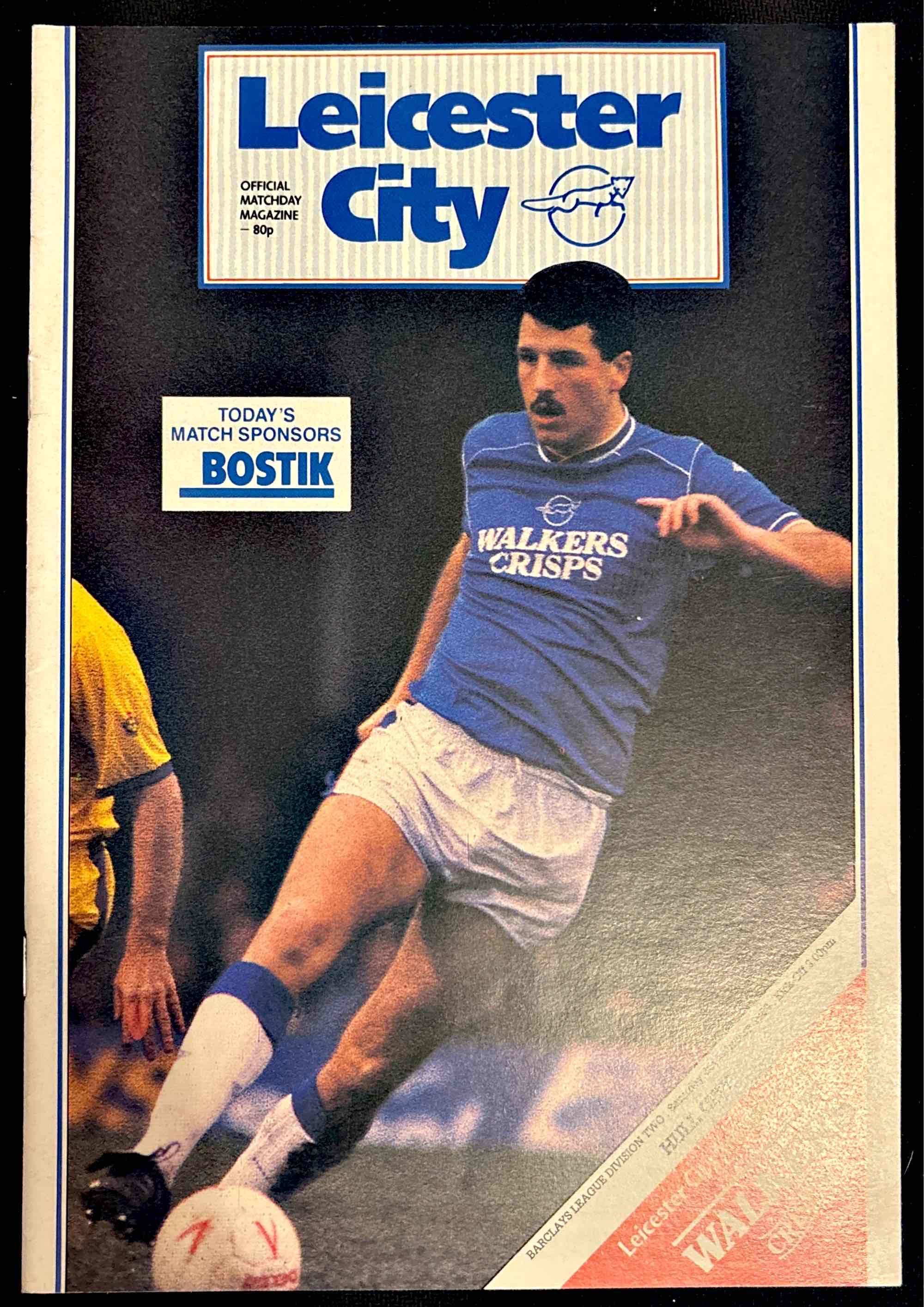 1989 Feb 4 Leicester V Hull Football Programmes