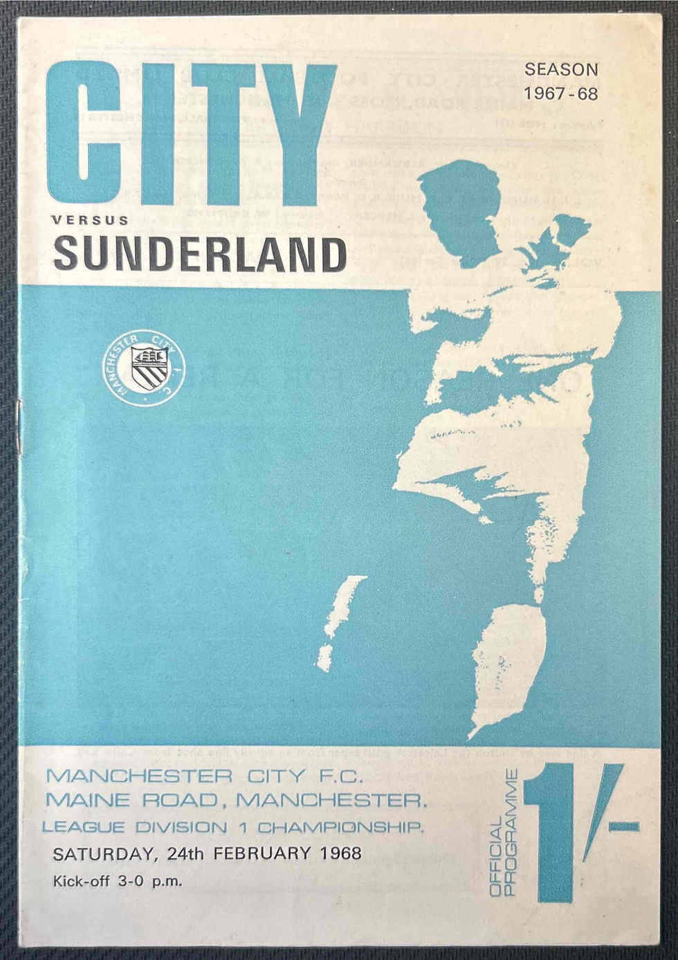 Man City Football Programmes