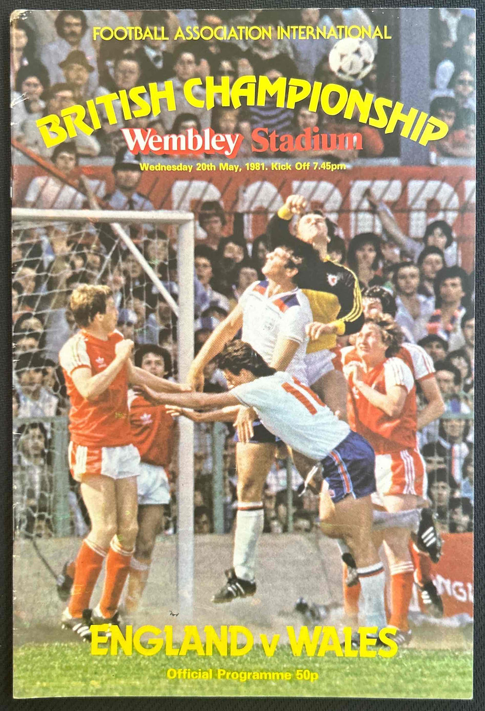 England Football Programmes
