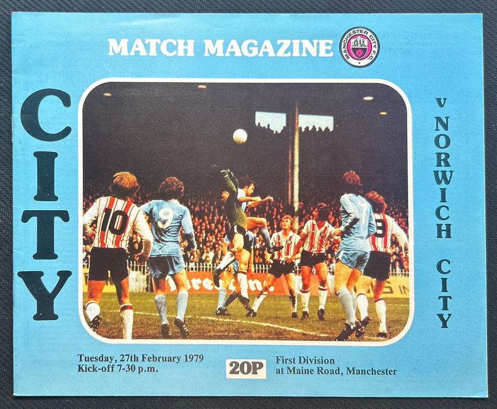 1979 Feb 27 Man City V Norwich