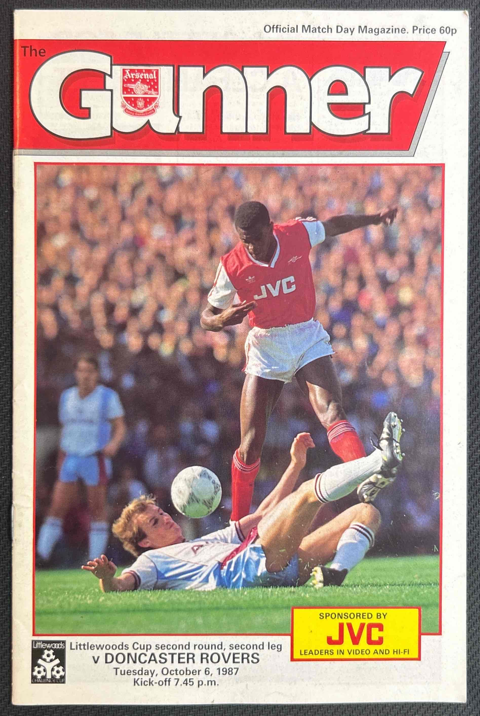 1987 Oct 6 Arsenal V Doncaster