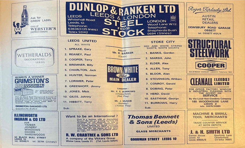 Thumbnail: 1968 Aug 17 Leeds V Stoke