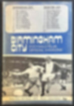Birmingham Football Programmes