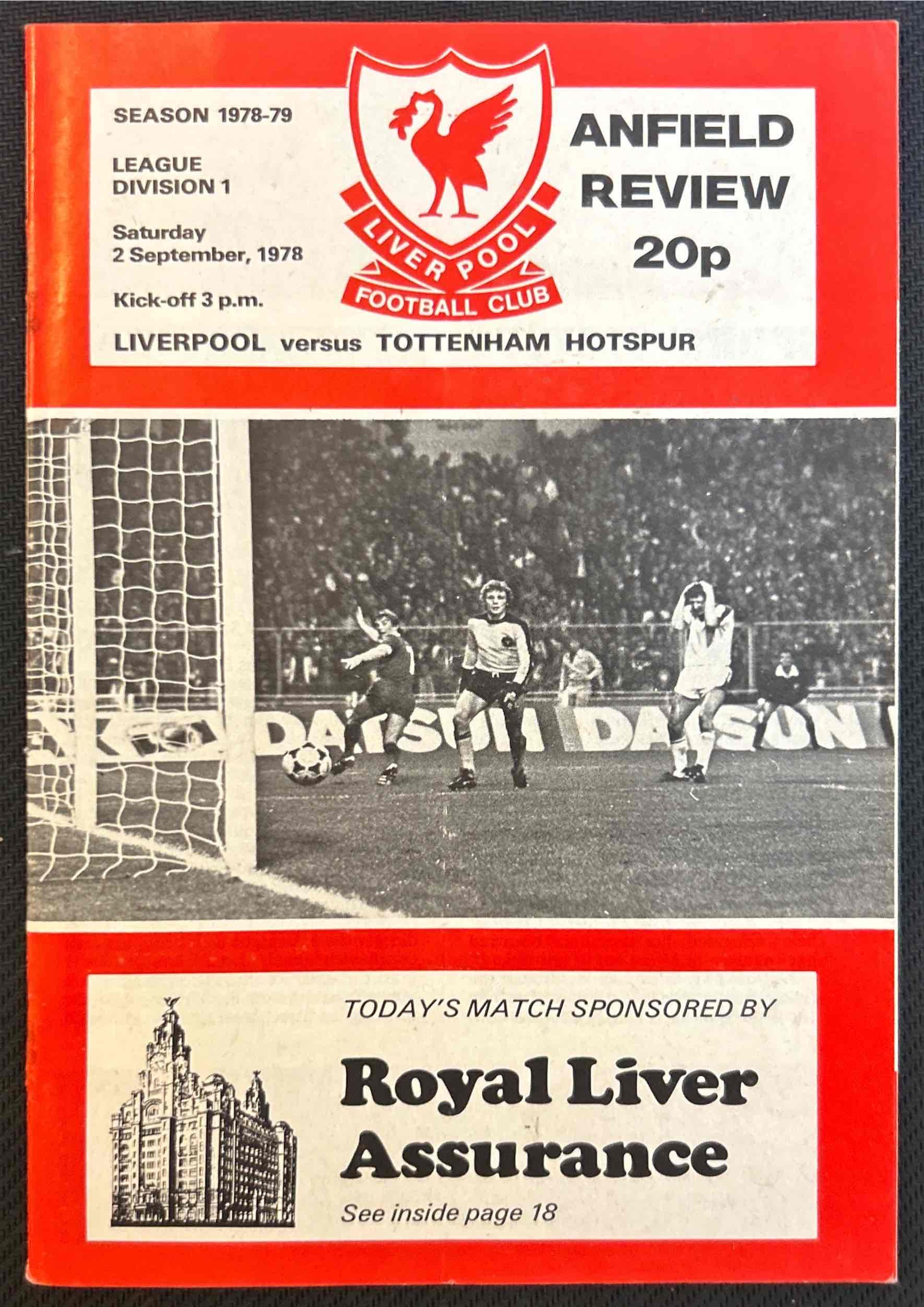 Liverpool Football Programme