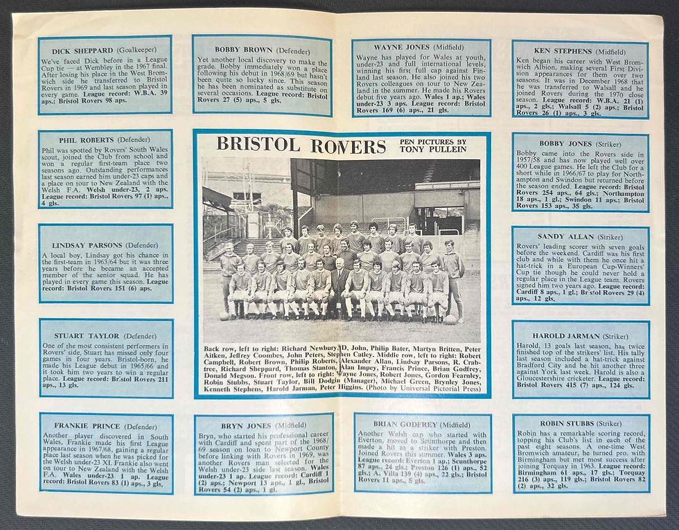 Thumbnail: 1971 Oct 26 QPR V Bristol Rovers