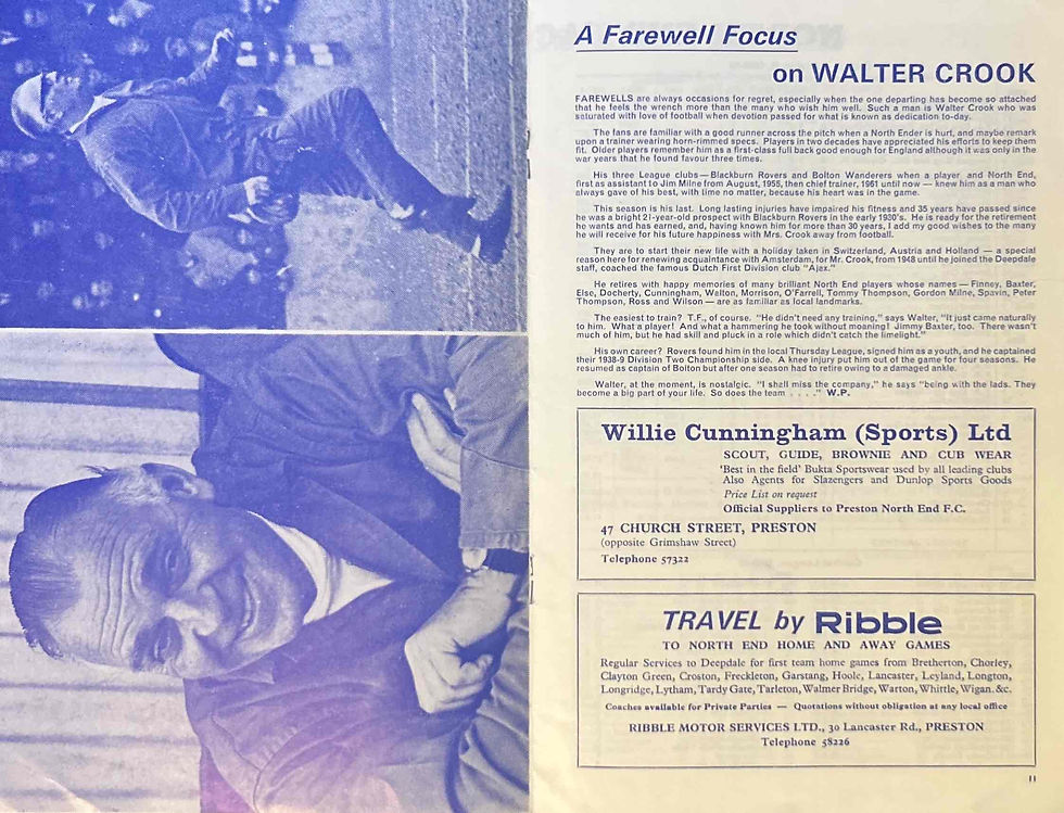 Thumbnail: Preston Football Programme