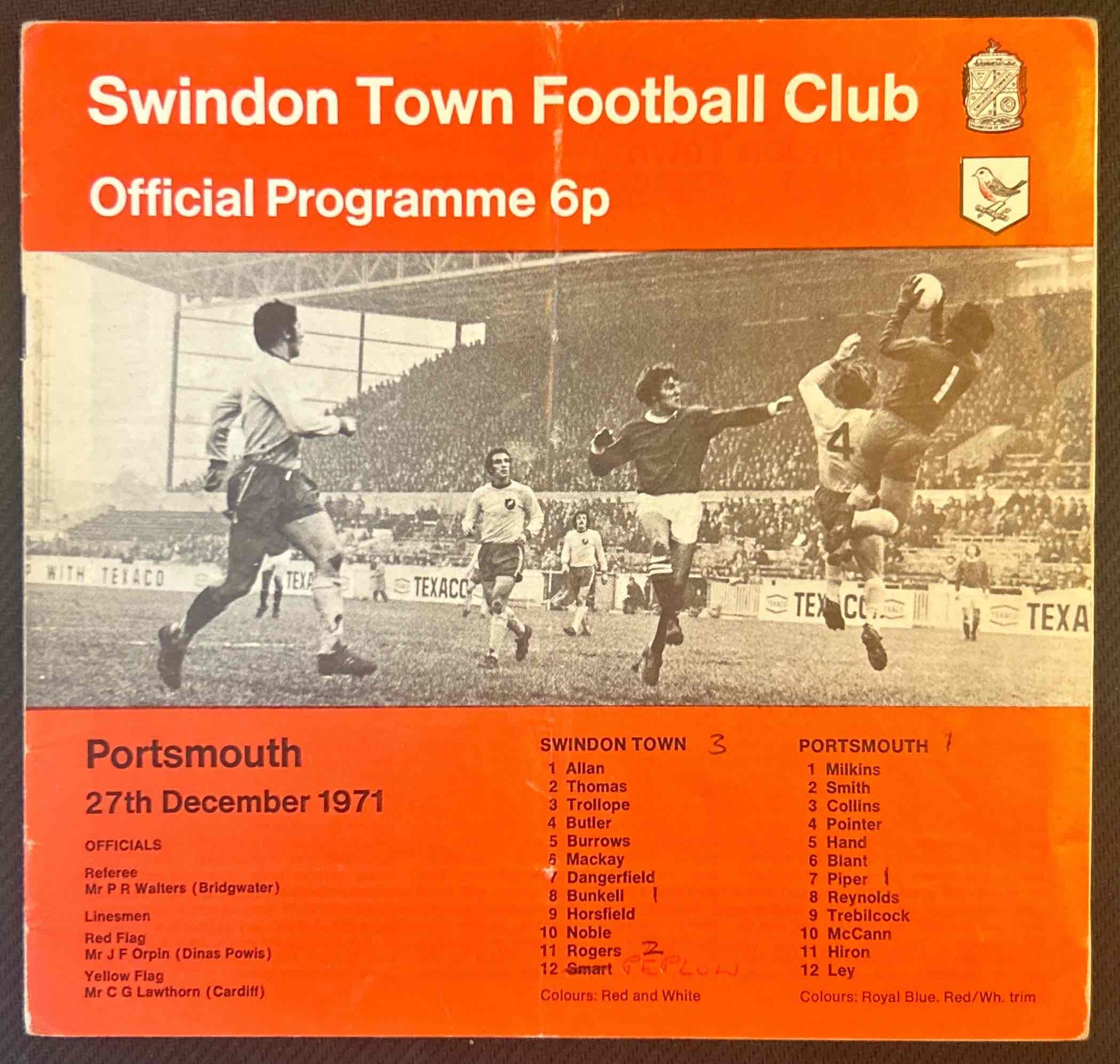 Swindon V Portsmouth