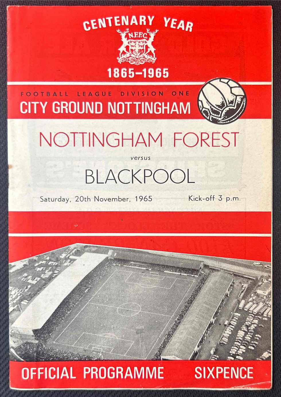 Nottingham Forest Football Programme