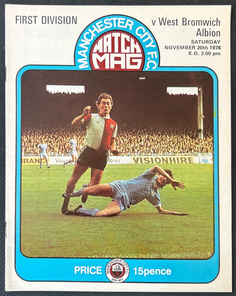 1976 Nov 20 Man City V West Brom