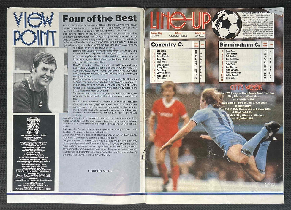 Thumbnail: Coventry V Birmingham