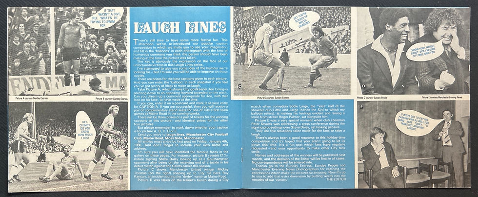 1979 Dec 26 Man City V Stoke