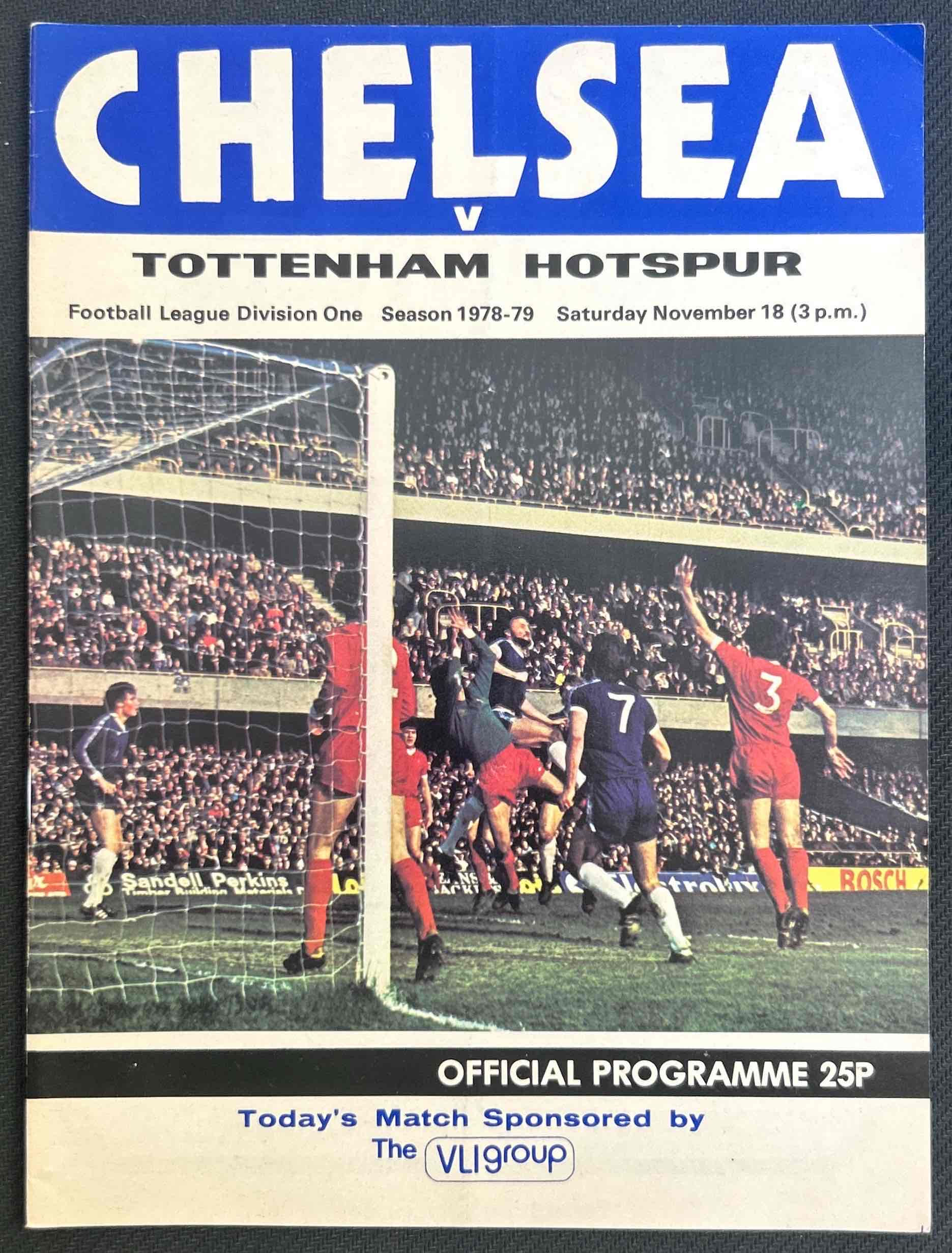 1978 Nov 18 Chelsea V Tottenham