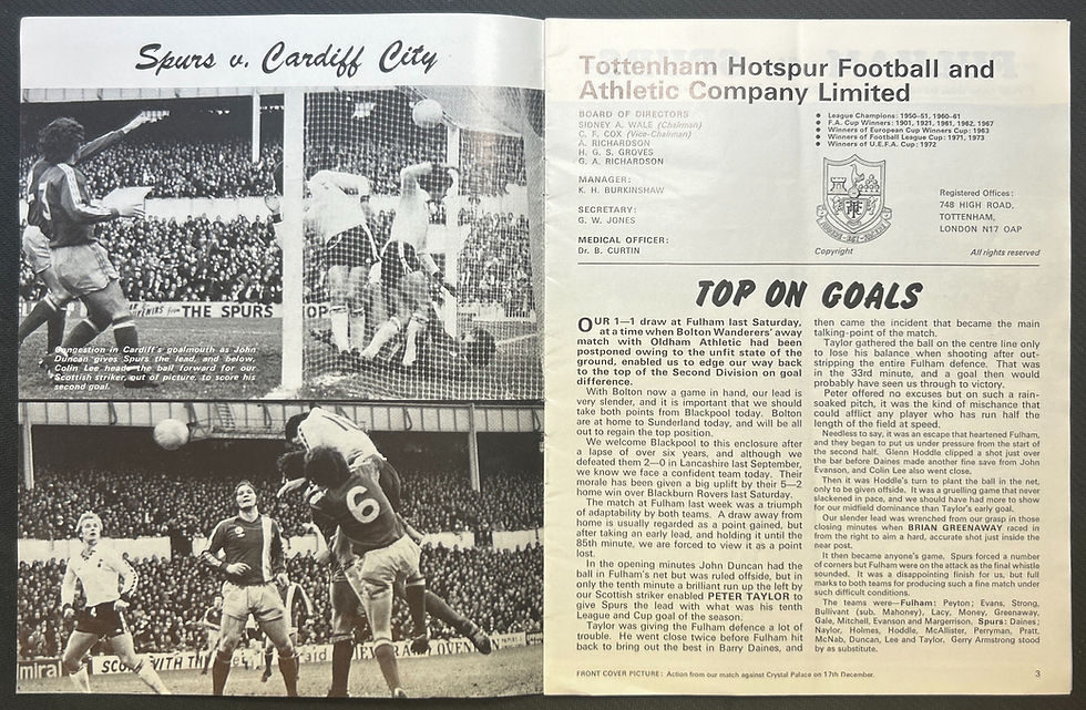 Thumbnail: 1978 Feb 11 Tottenham V Blackpool