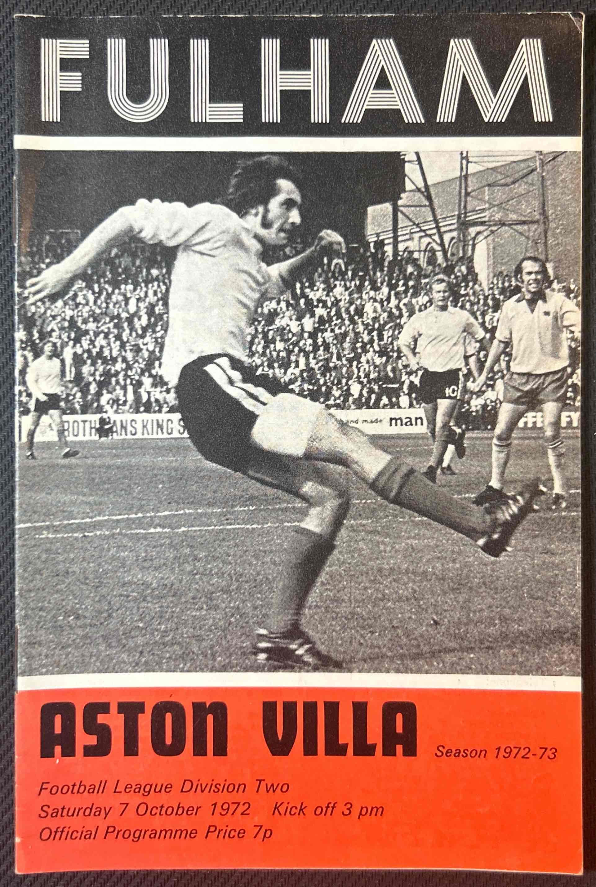 Fulham V Aston Villa