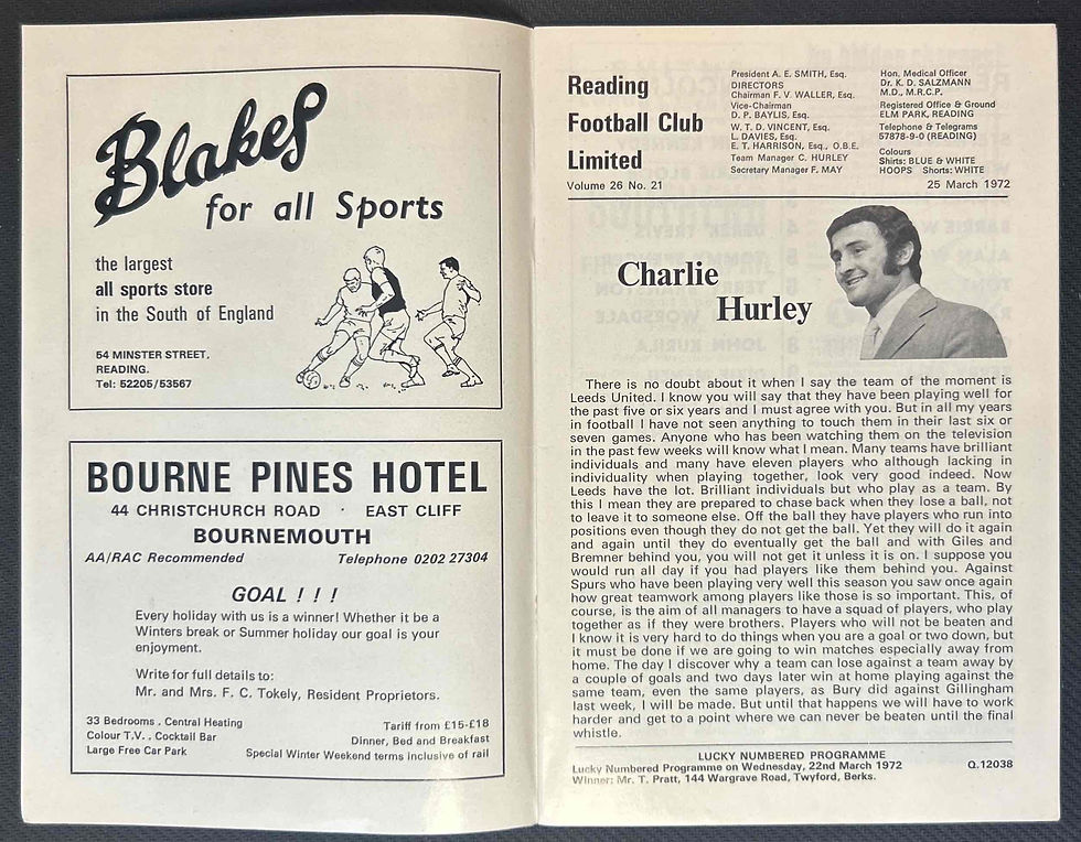 1972 Mar 25 Reading V Lincoln