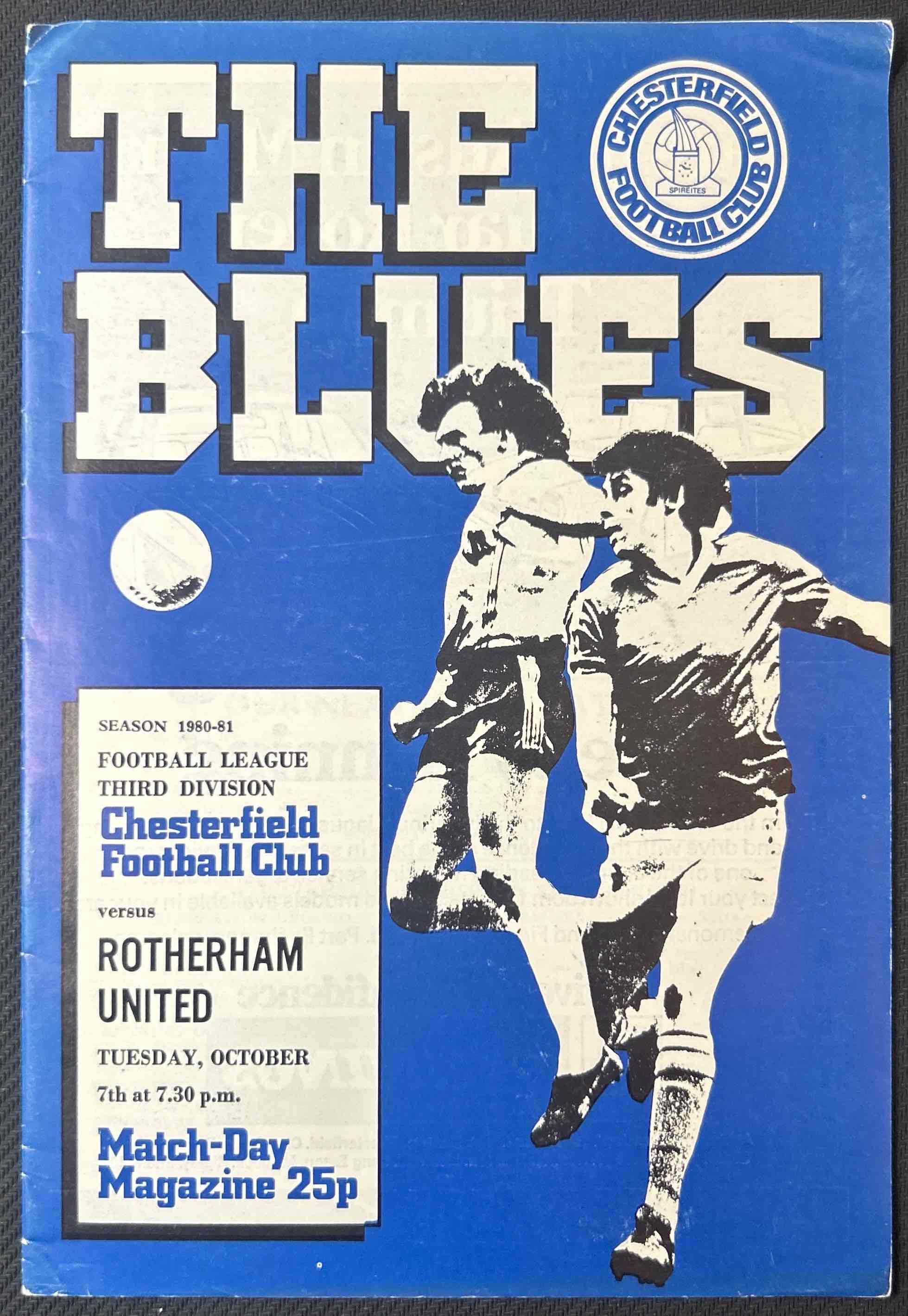1980 Oct 7 Chesterfield V Rotherham