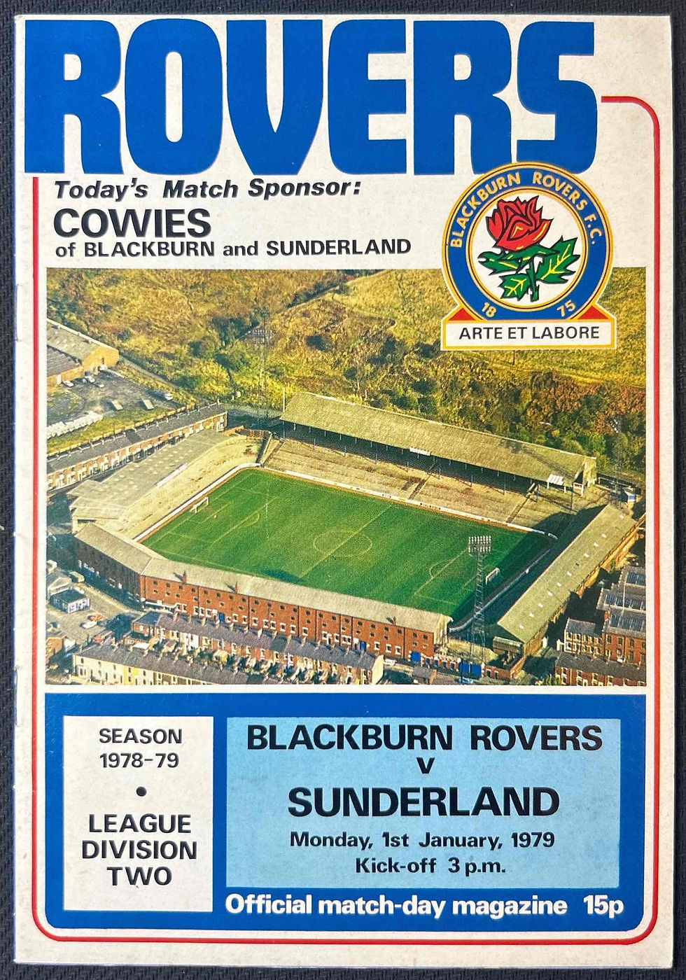 1979 Jan 1 Blackburn V Sunderland