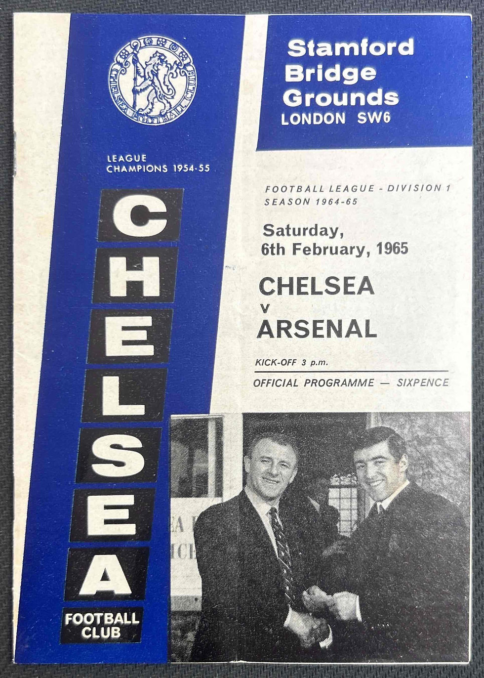 1965 Feb 6 Chelsea V Arsenal