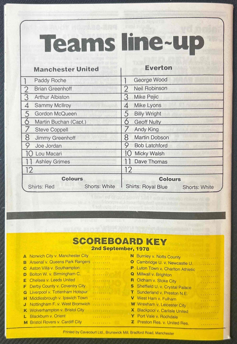 Thumbnail: Programme Vault Man United Football Programmes