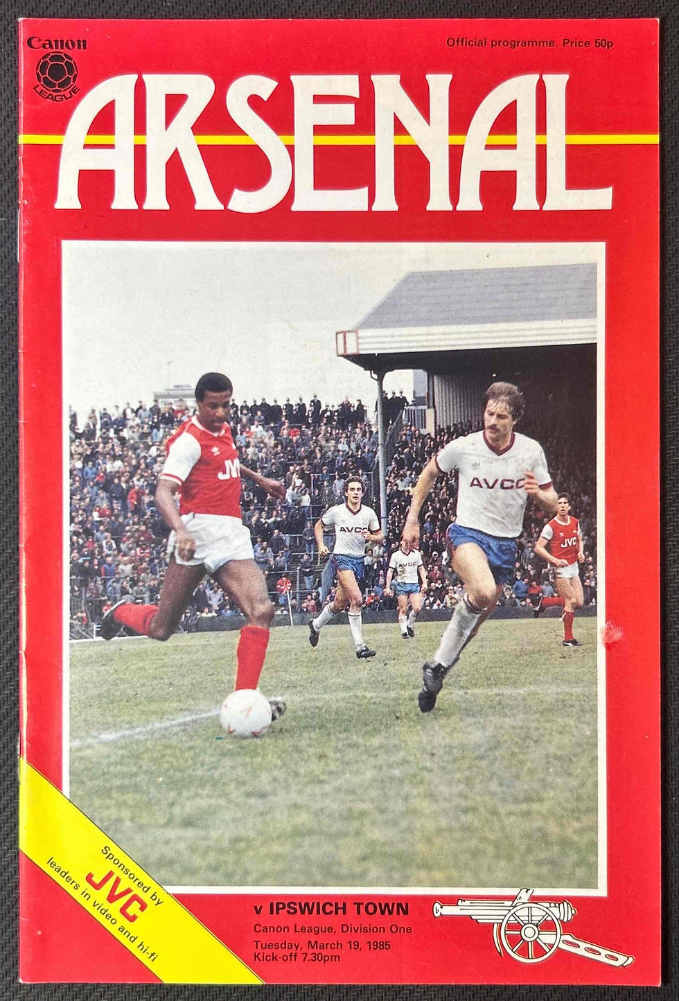 1985 Mar 19 Arsenal V Ipswich