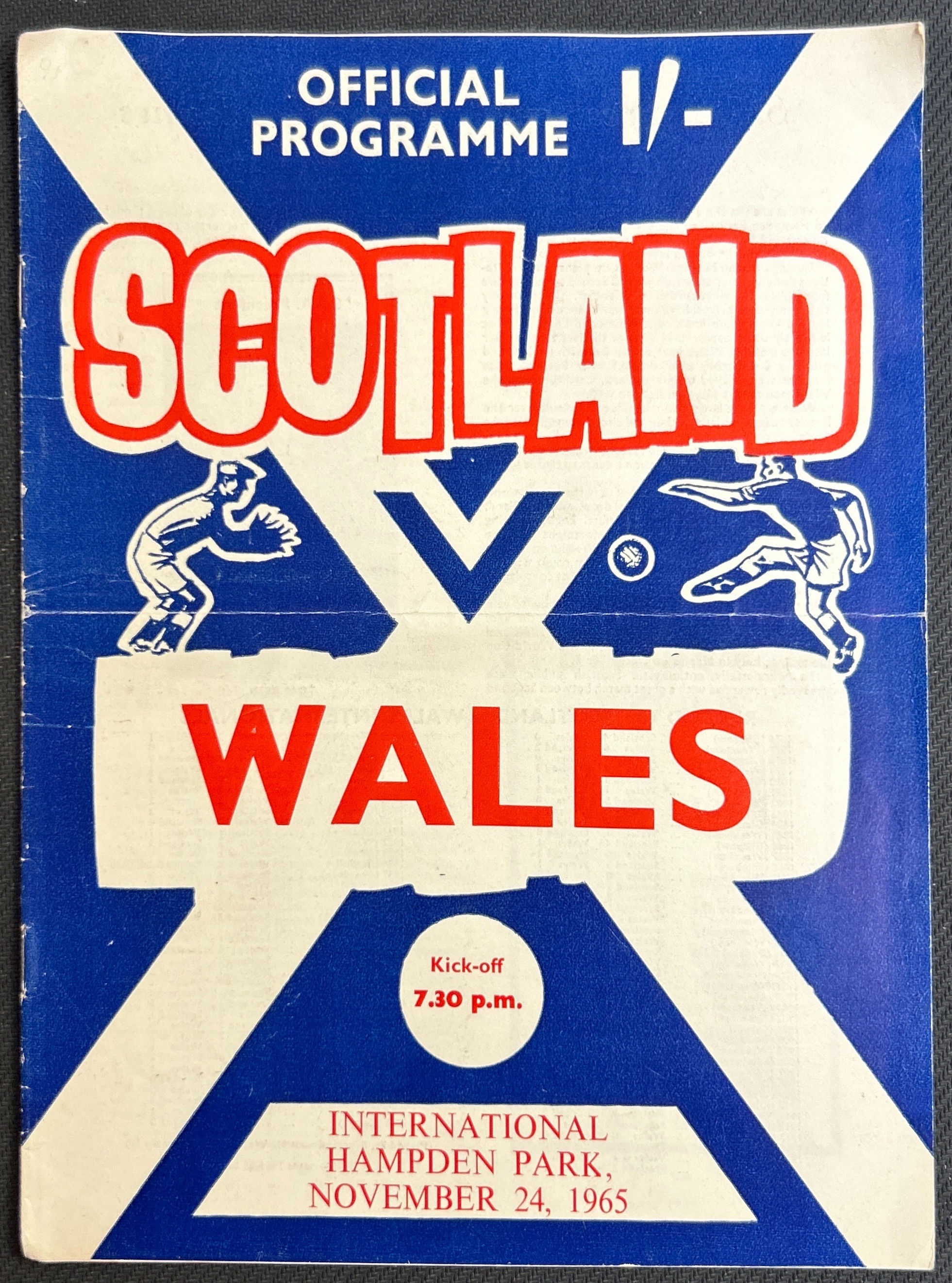 1965 Nov 24 Scotland V Wales