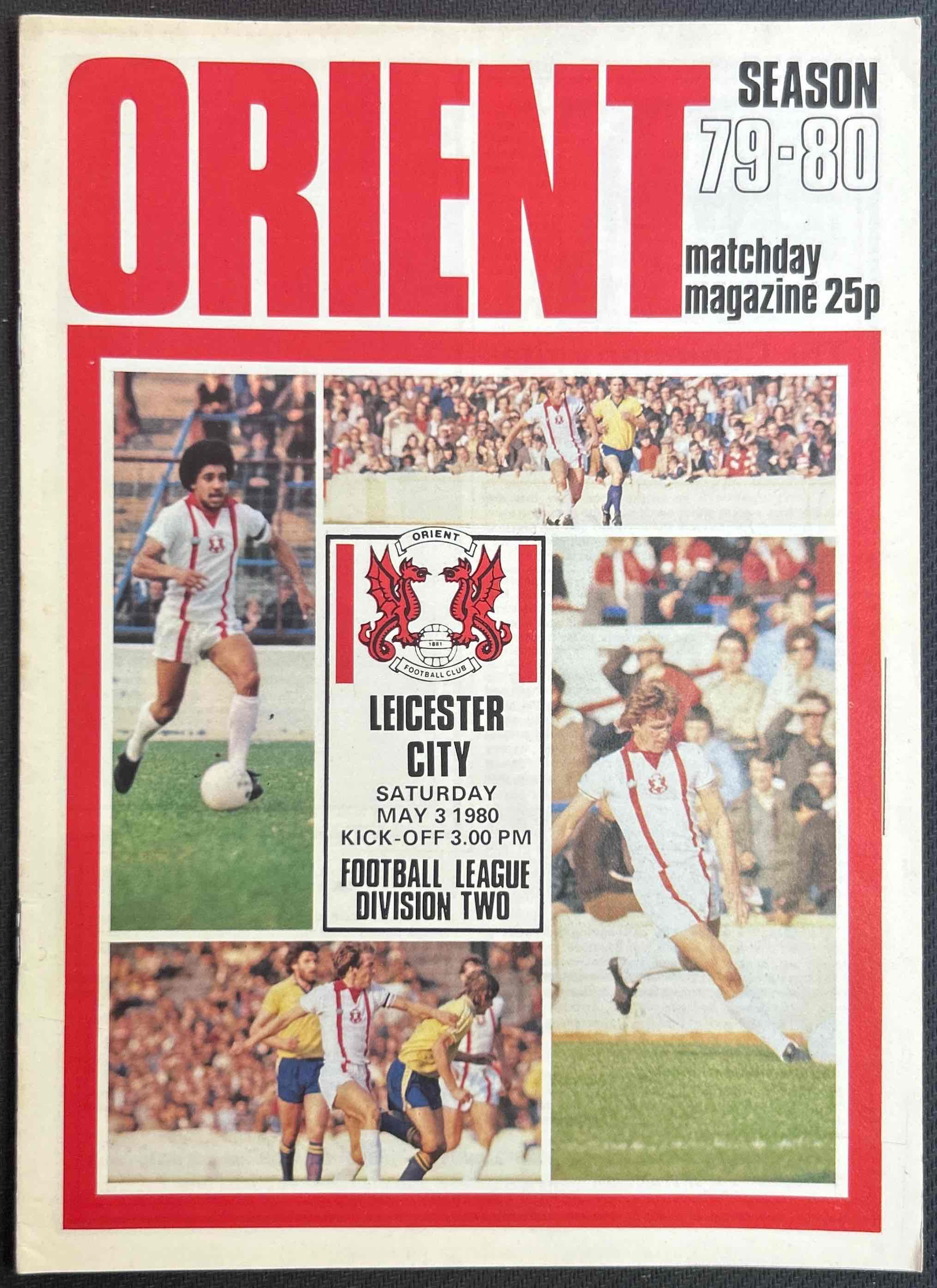 1980 May 3 Leyton Orient V Leicester