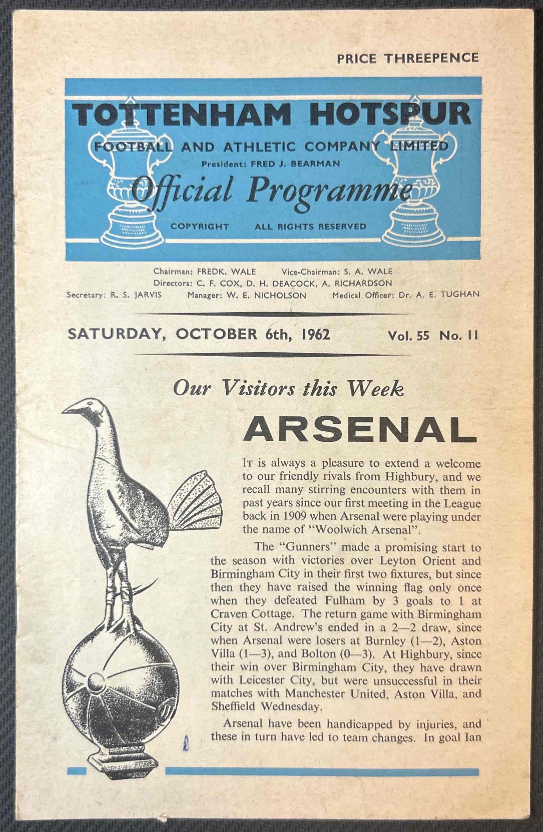 Tottenham V Arsenal