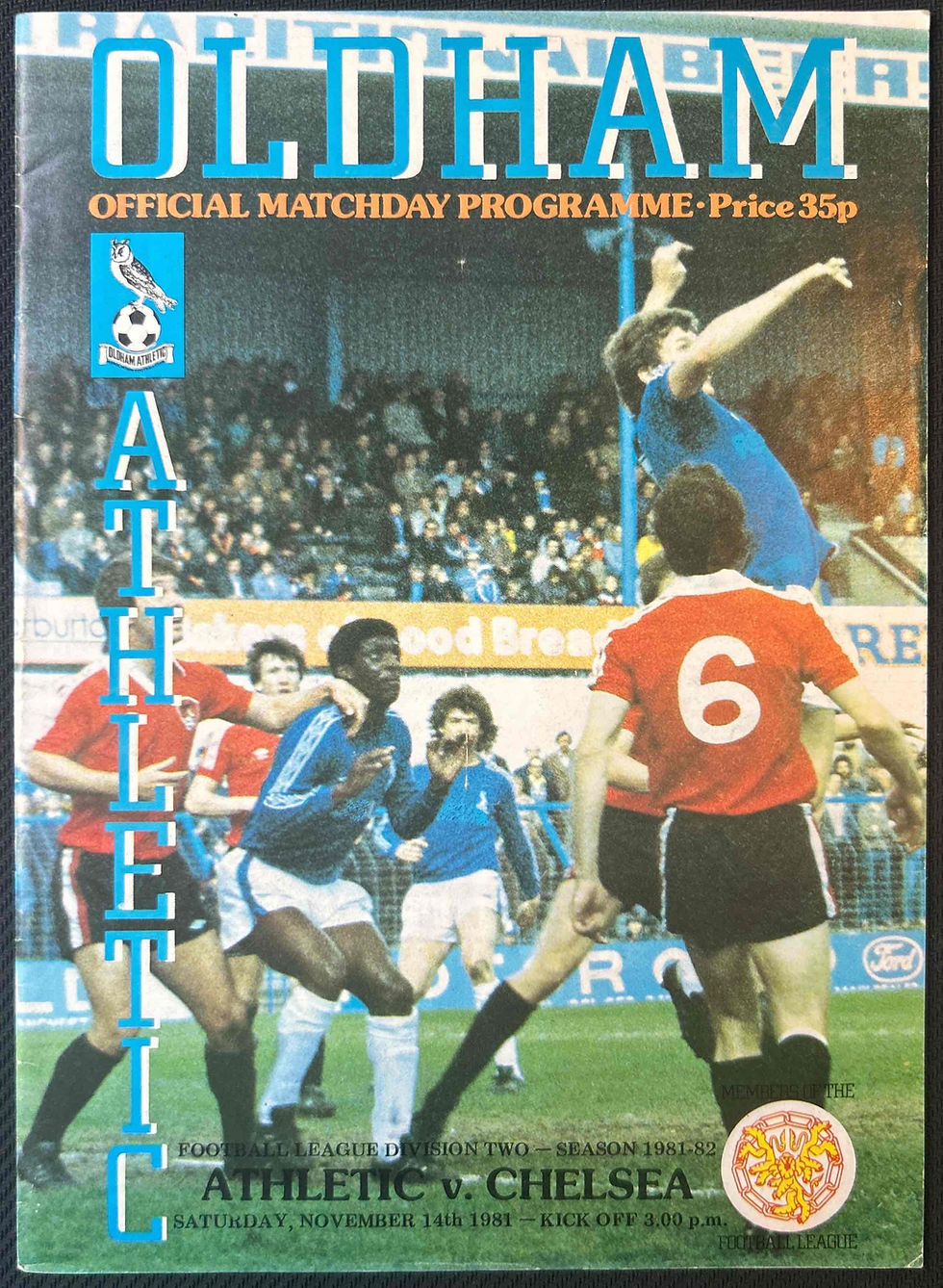 Oldham Football Programmes