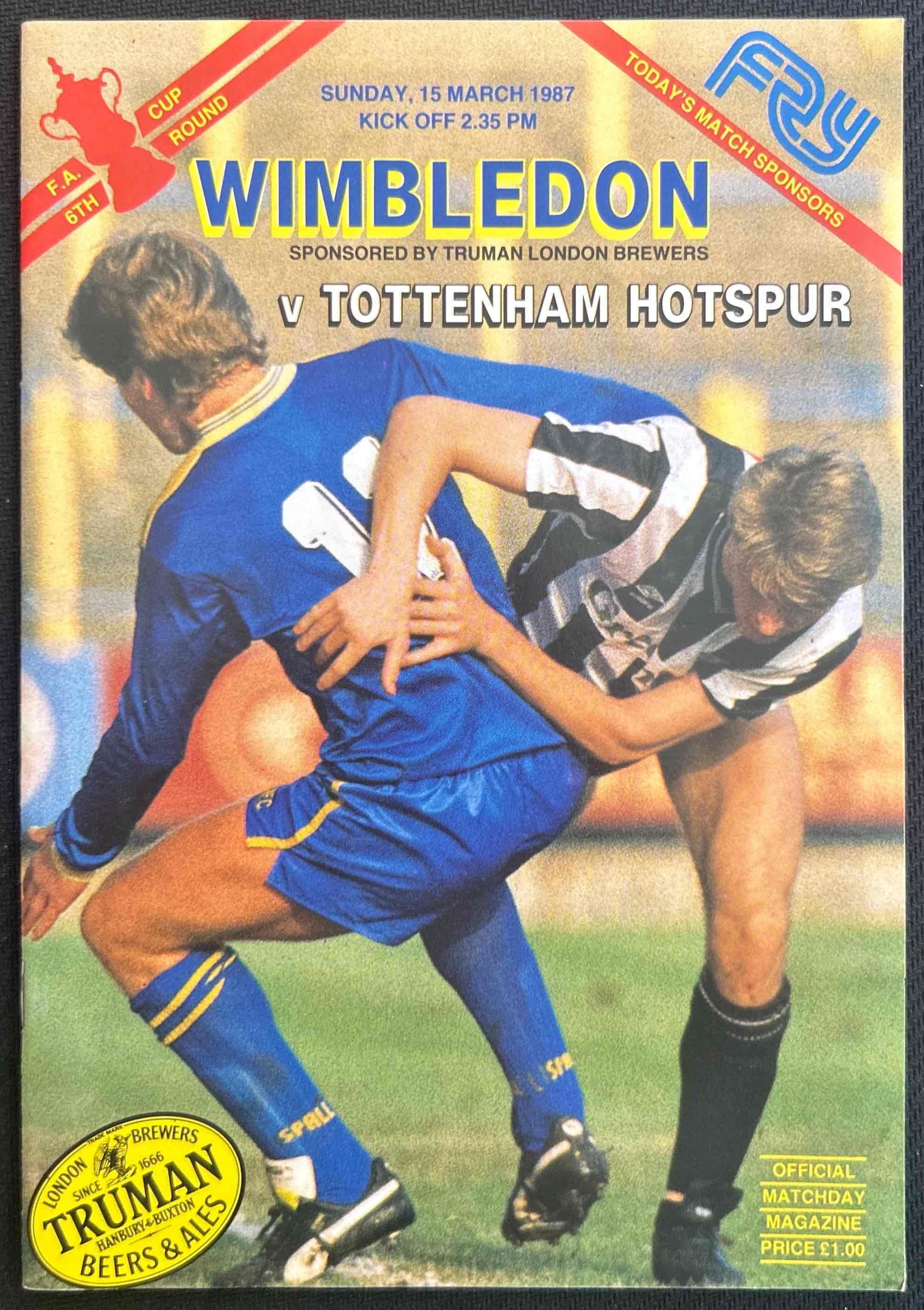 Wimbledon V Tottenham
