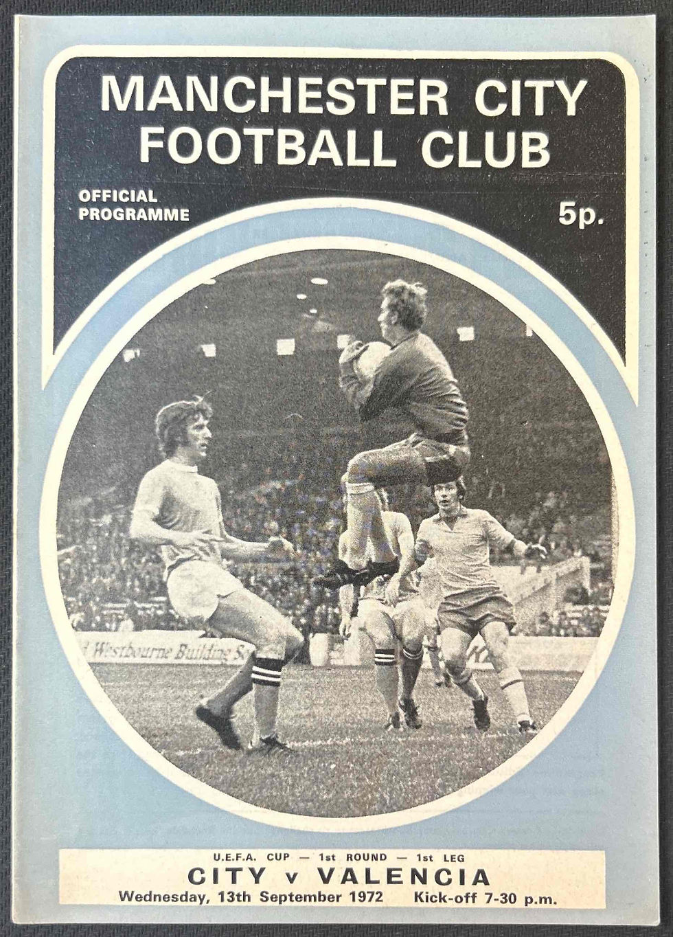 1972 Sep 13 Man City V Valencia