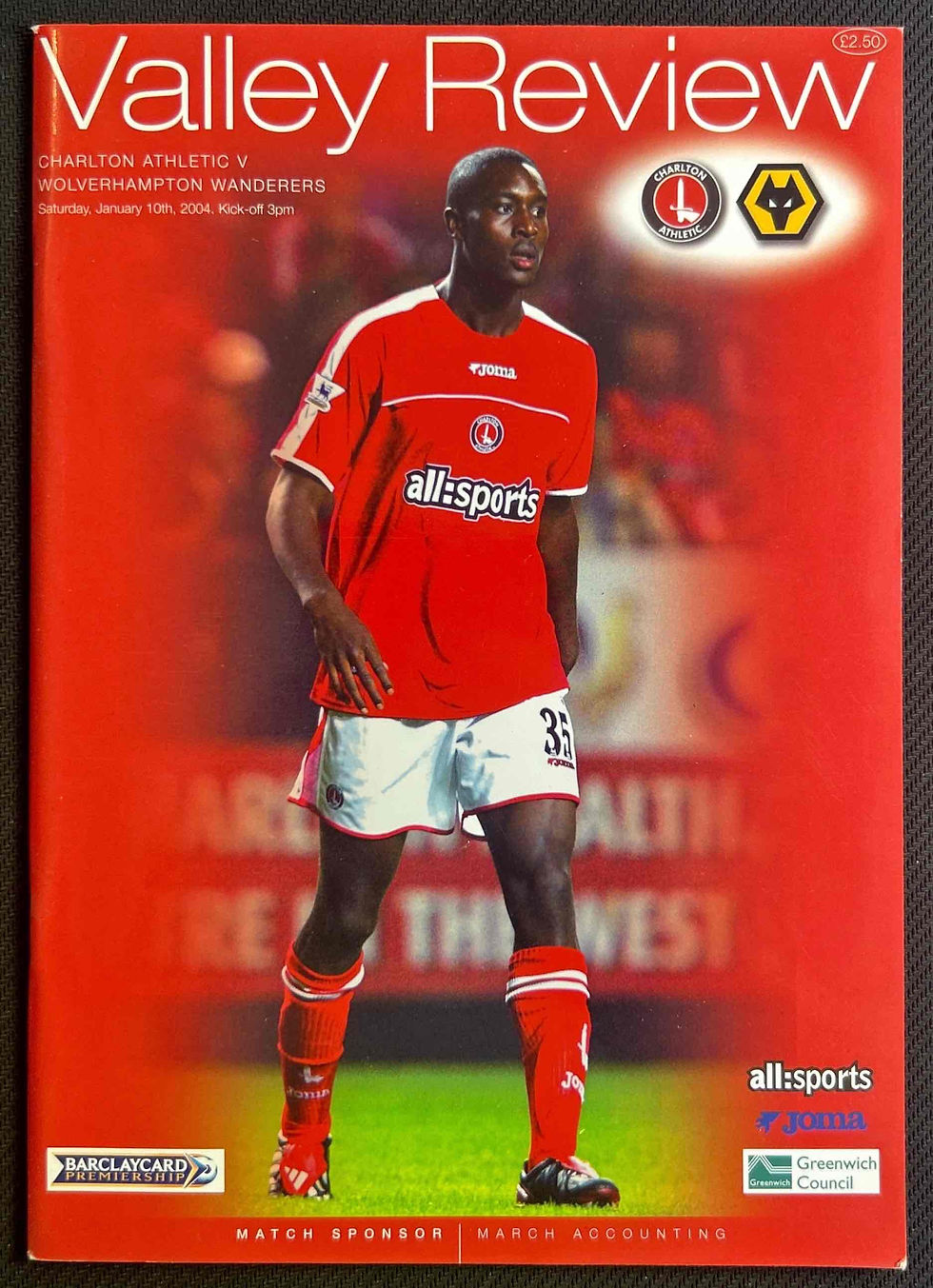 Charlton V Wolves