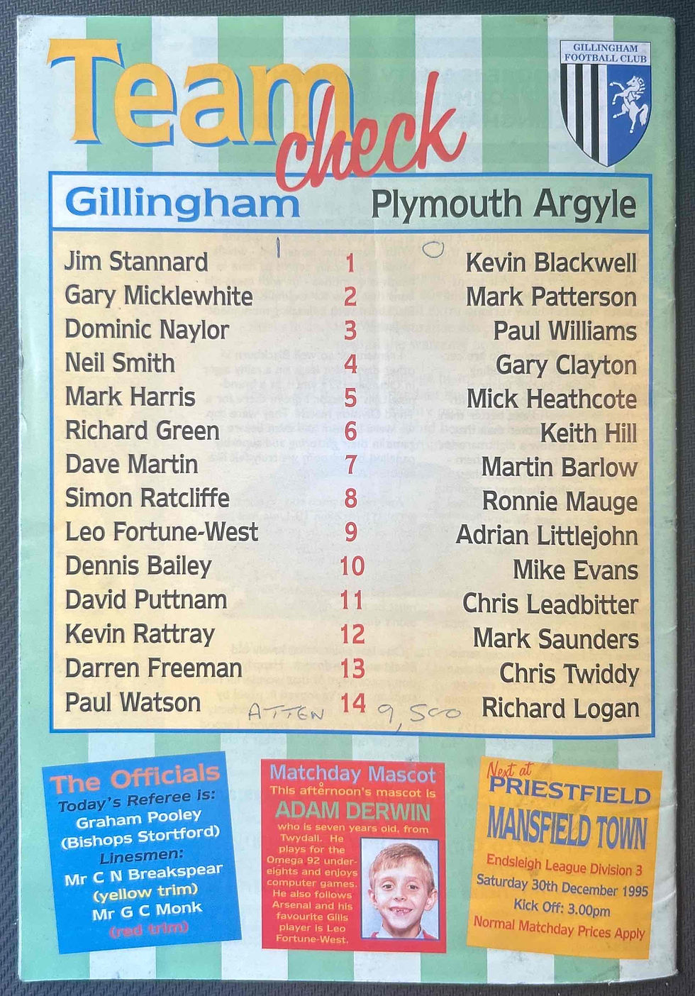 Thumbnail: Gillingham V Plymouth