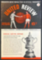 Man United Football Programmes