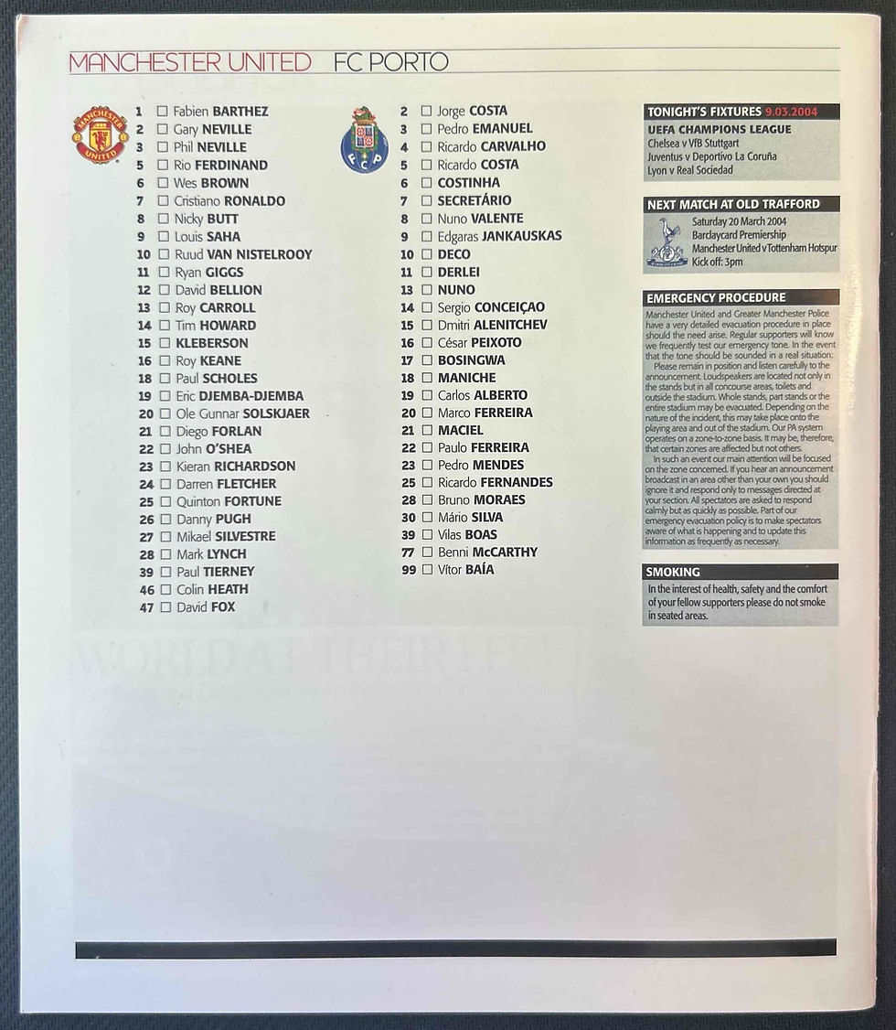 Thumbnail: Man United V Porto