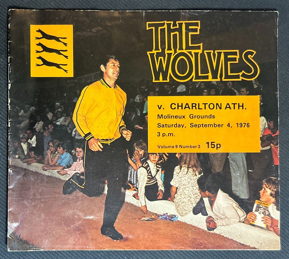 1976 Sep 4 Wolves V Charlton