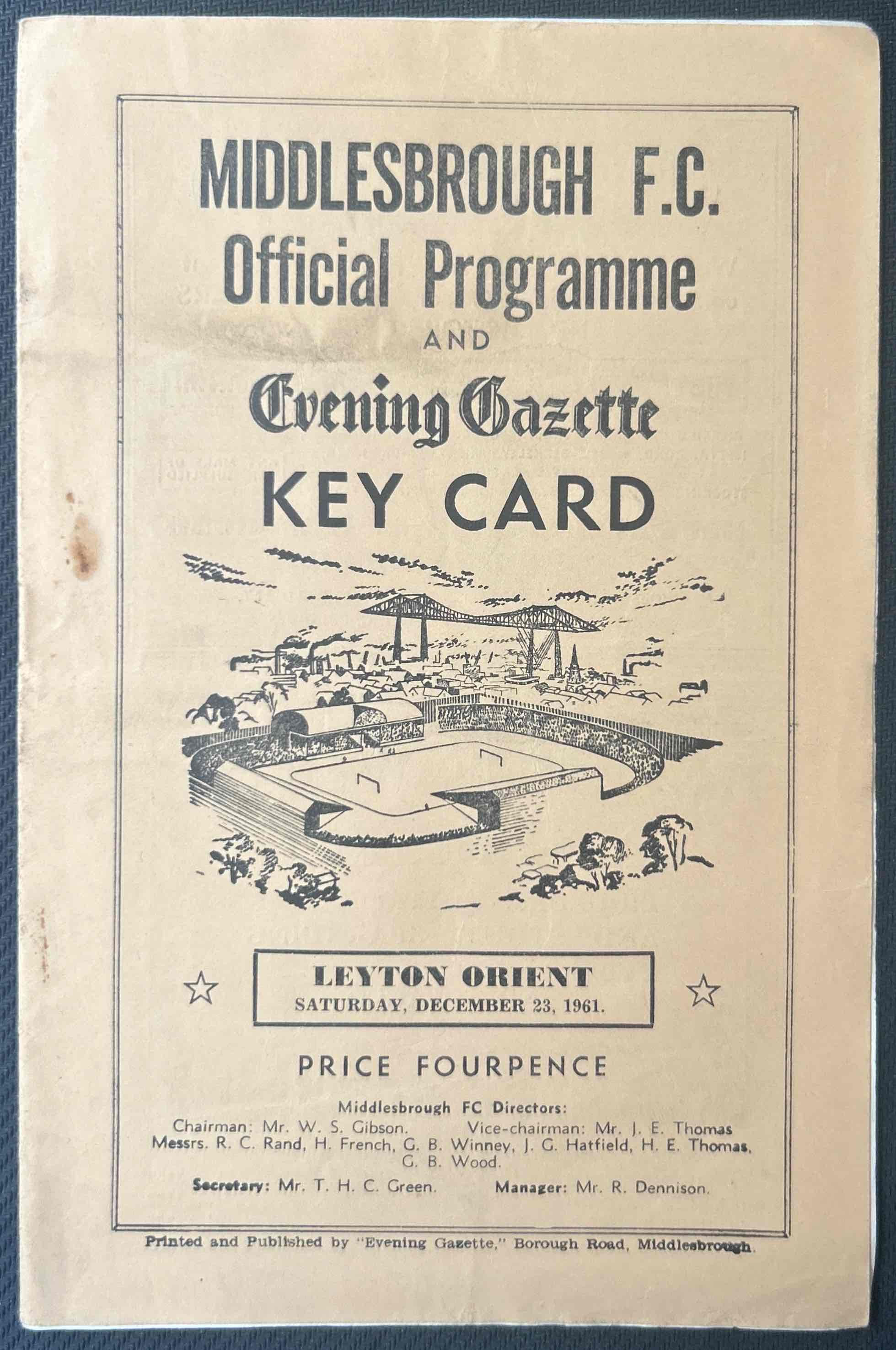 Middlesbrough V Leyton Orient